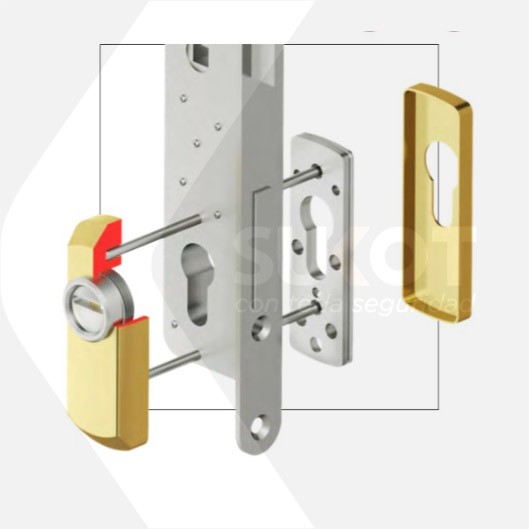 Sentimental impuesto Completo Escudo de seguridad DISEC LG77 para puerta metálica - Sukot