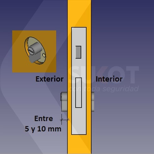Escudo Protector Cerradura INN LOCK - Cerradura Plus