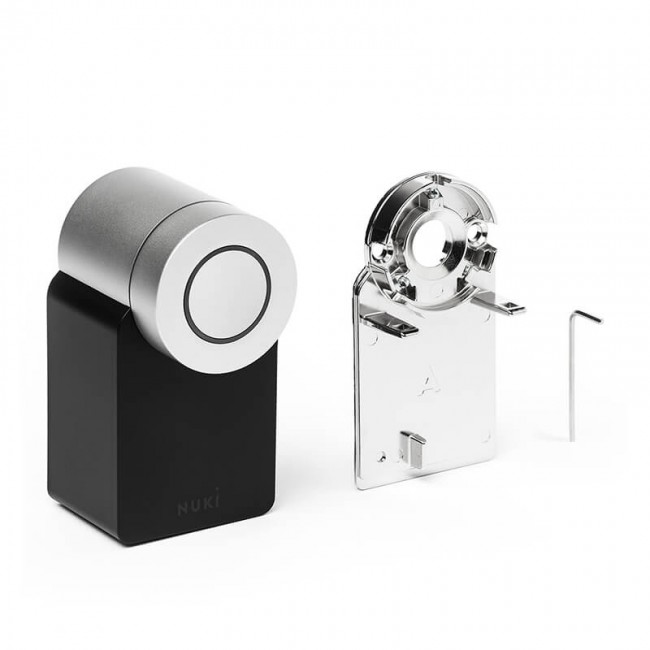 Nuki Smart Lock 3.0, cerradura inteligente para la puerta de casa sin  conversión, cerradura electrónica retroadaptable, cerradura digital con  bloqueo automático, blanco : : Bricolaje y herramientas